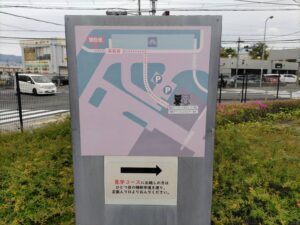 関西ゲートウェイの敷地内の地図の写真