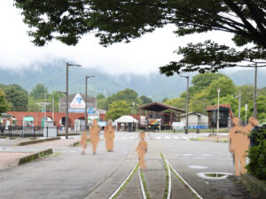 碓氷峠鉄道文化むらの入り口付近の写真