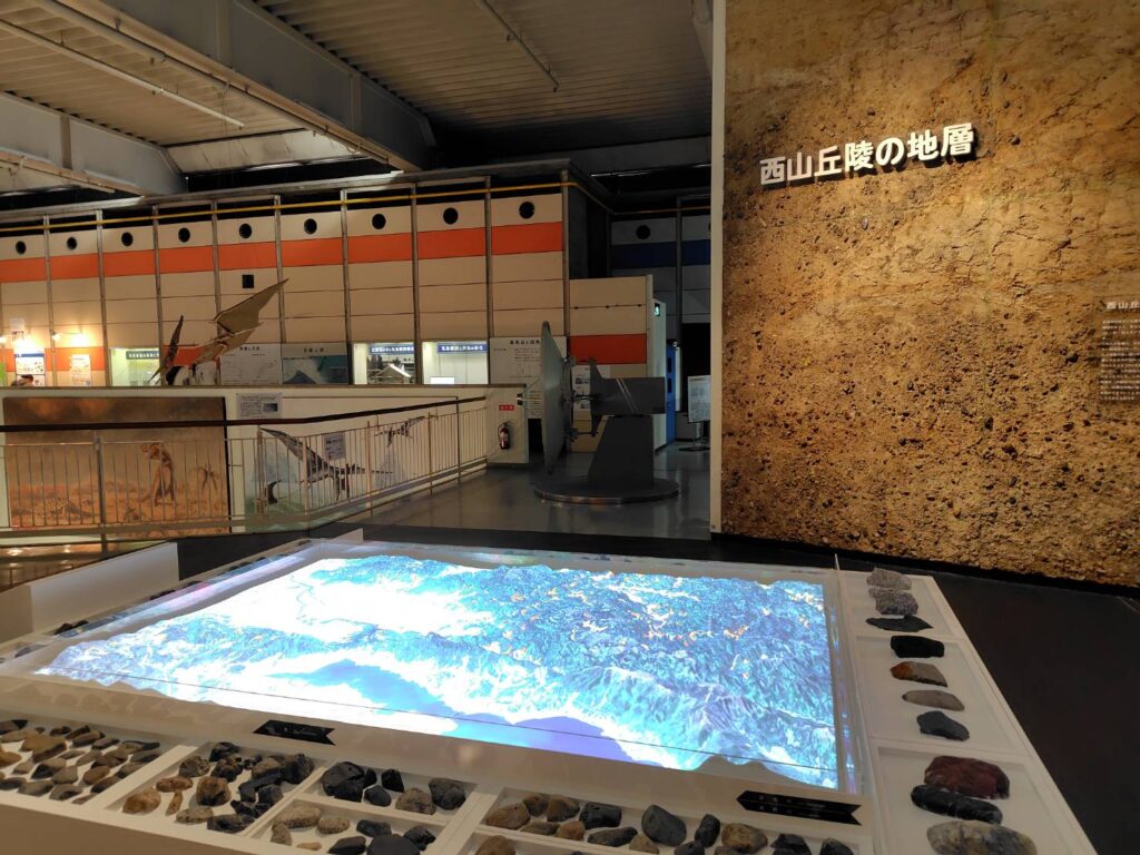 岩石の展示物の写真