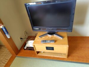 テレビと電話の写真