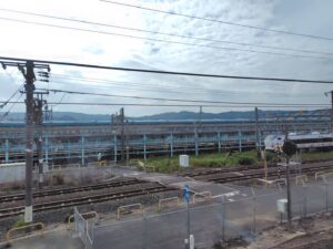 日根野駅の近くにあるJR西日本 吹田総合車両所日根野支所の写真