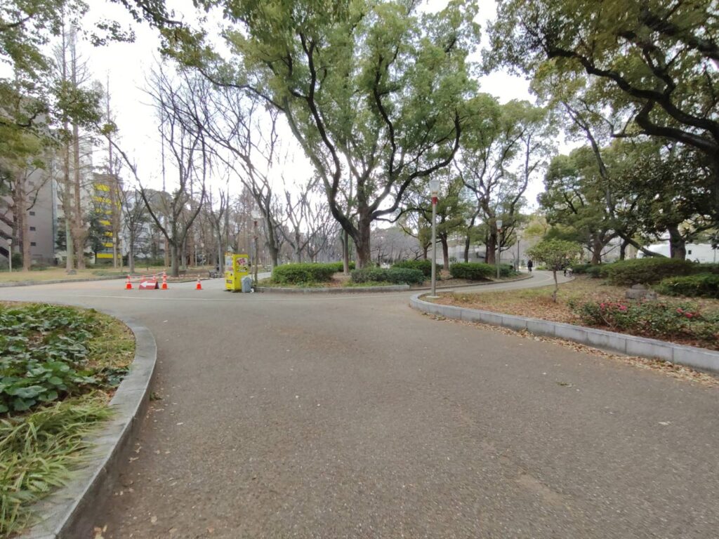 靭公園の様子の写真