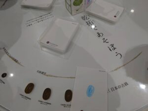 古銭の乾拓が置いてある写真