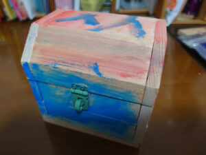 木の宝箱の写真