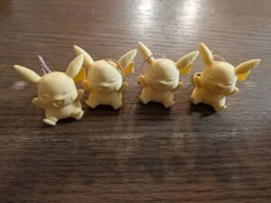 ピカチュウをキーホルダーにした写真