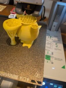 コダックのフィギュアを作成している写真